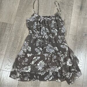 American Eagle Outfitters Dress Floral Spaghetti Strap size 12